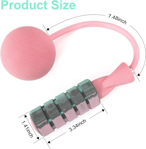 Miniatura 5 de Cuerda de Saltar, Cuerda de Saltar Sin Cuerda de Entrenamiento para Fitness, Cuerda de Saltar Inalámbrica con Peso Ajustable para Hombres y Mujeres