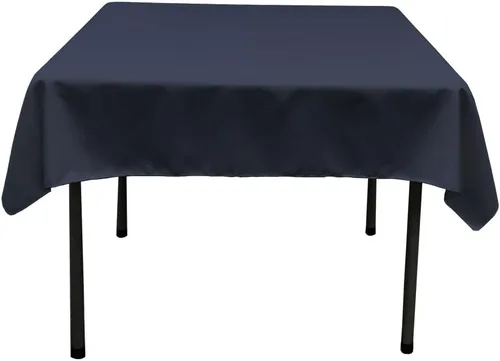 Miniatura 36 de LA Linen. Mantel cuadrado de popelina de poliéster