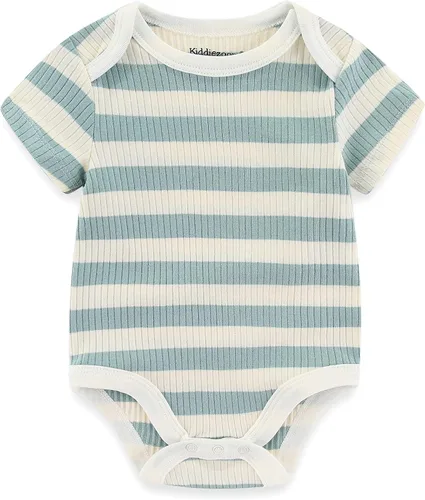 Miniatura 63 de Kiddiezoom Mameluco unisex de algodón de una pieza para bebé recién nacido, 5