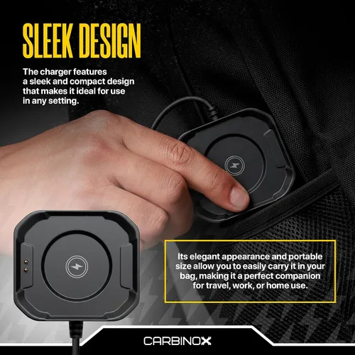 Miniatura 4 de Cargador USB Carbinox Compatible para Reloj Inteligente Carbinox - Velocidad de Carga Rápida, Diseño Elegante, Funcionalidad Confiable