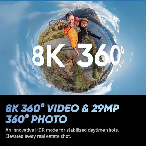 Miniatura 14 de Insta360 Paquete de Lentes de Repuesto X4 Air - Cámara 360 de 8K y 165g Ligera, Palo de Selfie Invisible, Lentes Reemplazables, Graba Primero