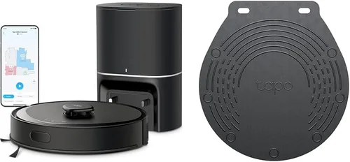 Miniatura 10 de Tapo - Aspiradora y fregona robot con navegación inteligente LiDAR, 5300 Pa máx, tasa de recolección de polvo del 97%+, limpieza personalizable