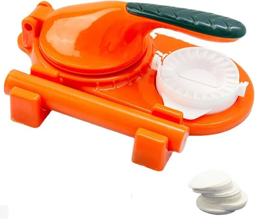 Miniatura 8 de Máquina para hacer bolas de masa con rodillo, prensa manual de masa, prensa de empanada para presionar el molde de envoltura de piel de bola de masa