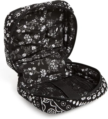 Miniatura 2 de Vera Bradley Mini estuche de viaje de algodón para mujer con clip