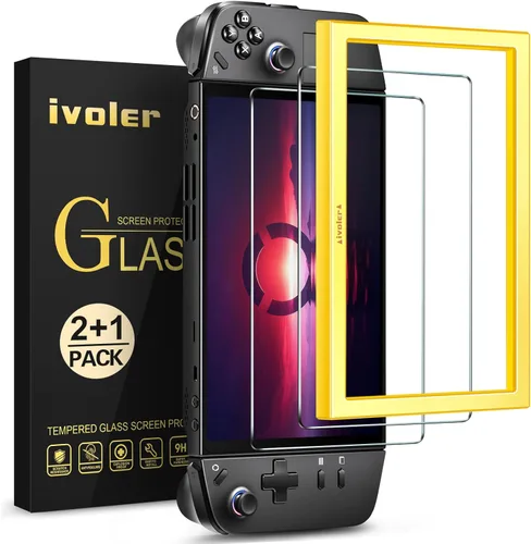 Miniatura 10 de ivoler Paquete de 3 protectores de pantalla grabados antirreflejos para ASUS ROG Xbox Ally/ROG Xbox Ally X Handheld 2025, vidrio templado