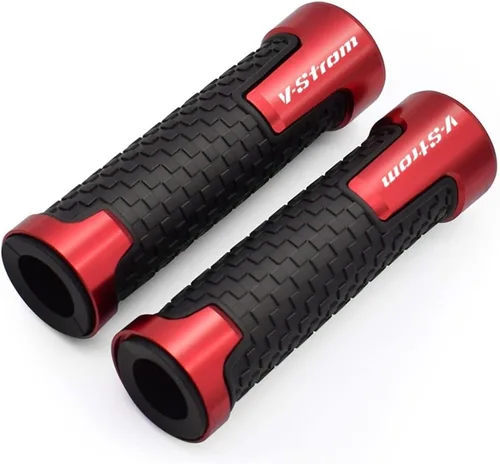Miniatura 7 de Juego de manillar de motocicleta de 7/8 pulgadas de goma metálica para Suzuki DL650 DL1000 Vstrom V-Strom 650 1000 1050/1050/xt (color: negro)