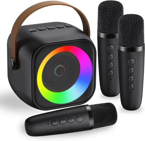 Miniatura 14 de Máquina de karaoke para niños, regalos de karaoke para niñas de 4, 5, 6, 7, 8, 9, 10, 12 años o más, fiesta de cumpleaños, 4 a 12 años, juguetes