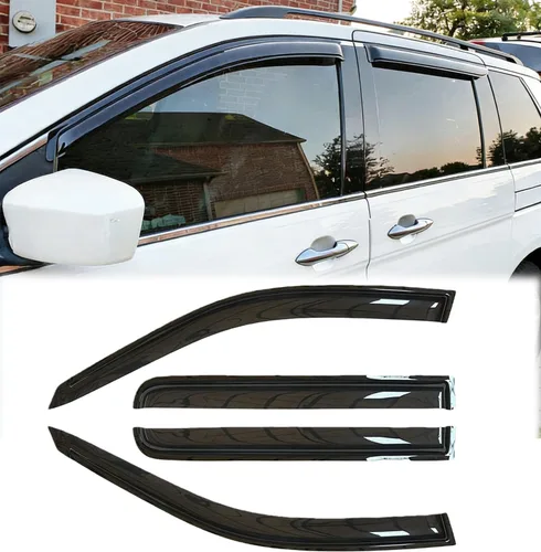 Miniatura 13 de 94044 Deflector de ventilación de viento para ventana lateral, 4 protectores de lluvia exterior para Chevy Silverado/GMC Sierra 1500,01-06