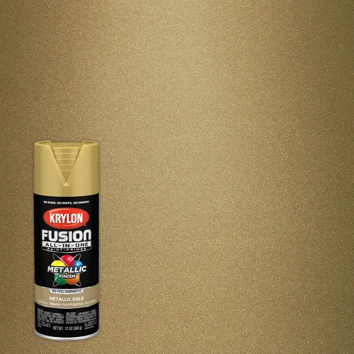Miniatura 213 de Krylon Fusion - Pintura en aerosol adhesiva todo en uno para uso en interiores y exteriores, 12 onzas, aluminio