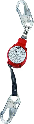 Miniatura 8 de Miller by Honeywell MiniLite - Limitador de caída personal de 11 pies con mosquetón de acero y gancho a presión, capacidad de 310 libras