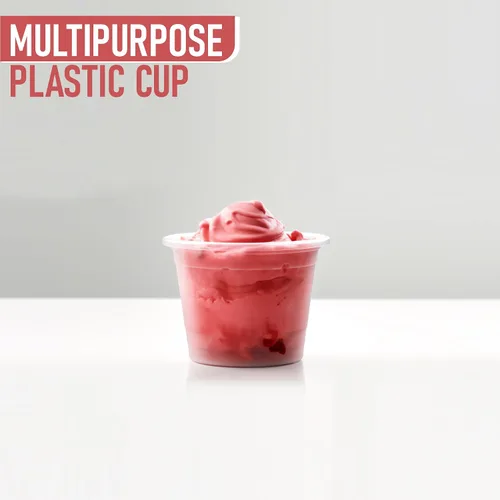 Miniatura 5 de Vasos Desechables para Porciones con Tapas - Juego de 200 Vasos Desechables de Plástico Transparente, Ideal para Shots de Gelatina, Condimentos