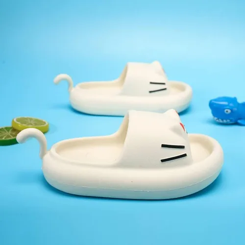 Miniatura 7 de KAQ Sandalias antideslizantes con punta abierta para niños y niñas, sandalias de ducha con dibujos animados, para interiores y exteriores