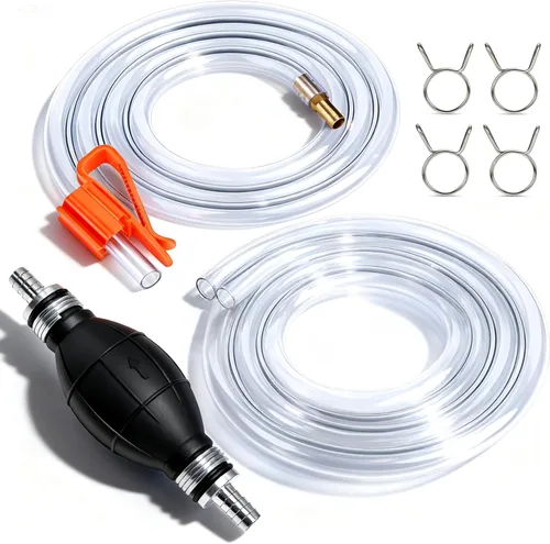Miniatura 8 de Bomba de transferencia portátil a batería, bomba eléctrica operada por batería para sifón de gasolina, combustible, diésel y agua, extractor
