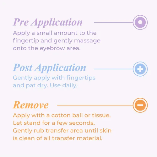 Miniatura 2 de Godefroy Mybrows - Kit de cuidado de 3 pasos para tatuajes temporales, transferencias de cejas y sellos de cejas