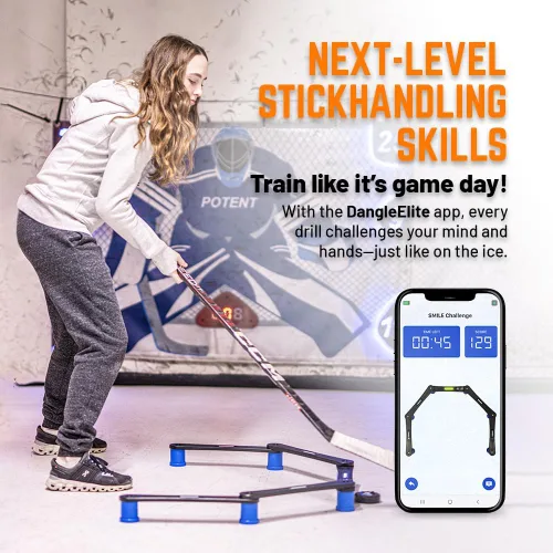 Miniatura 2 de Potent Hockey Entrenador digital de manejo de palillos - Entrenador de manejo de discos de hockey definitivo para un rendimiento mejorado