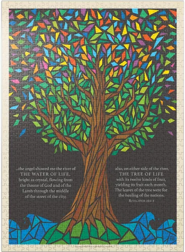 Miniatura 9 de MyPuzzle Árbol de la Vida, Póster Vintage – Rompecabezas de 100 piezas premium para adultos