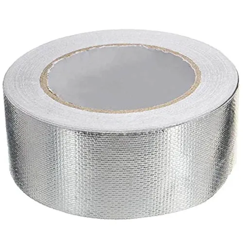 Miniatura 2 de Cinta de protección térmica de papel de aluminio de fibra de vidrio 1.97in x 82ft, material reflectante de aislamiento térmico de fibra de vidrio
