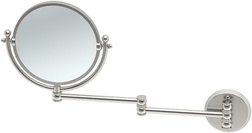 Miniatura 8 de Gatco Espejo de montaje en pared 1410 con extensión de brazo oscilante de 14 pulgadas, latón