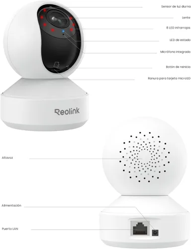 Miniatura 9 de REOLINK Cámara de seguridad para interiores, cámara WiFi enchufable Super HD de 5MP con PTZ, seguimiento automático, IA humana/mascota, ideal
