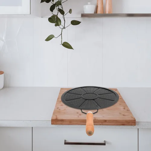 Miniatura 6 de 2 almohadillas de aislamiento de mango de madera, almohadilla de aislamiento para el hogar, protección contra sobrecalentamiento, anillo de cocina