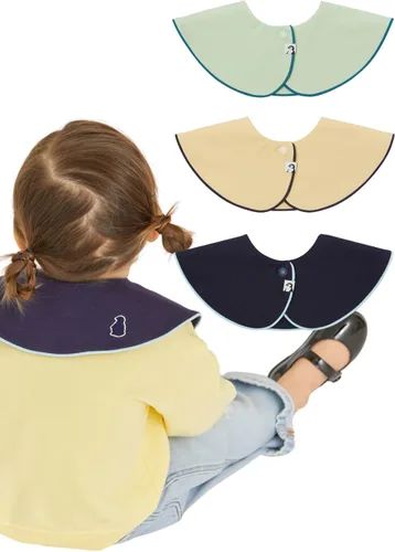 Miniatura 40 de Konny Baby Bib 3/5/7-Pack Set, 360 ° Rotate, Soft and Absorbent Drooling for Toddler Boys Girls Baby Essentials