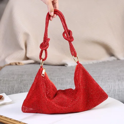 Miniatura 2 de Covelin Bolso de mano de diamante brillante de moda para mujer