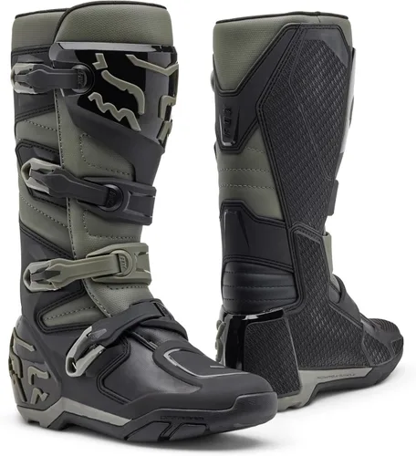 Miniatura 11 de Fox Racing Botas de motocross todoterreno para dirt bike Comp X para hombre Negro