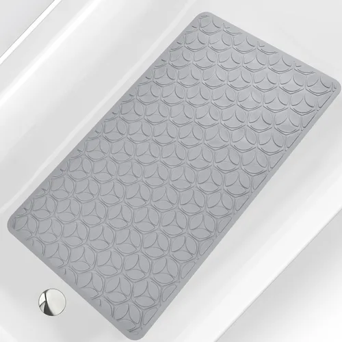 Alfombra antideslizante para bañera | Alfombra de baño de goma real para bañera y ducha | Alfombra de baño para seguridad diaria | Alfombra de baño