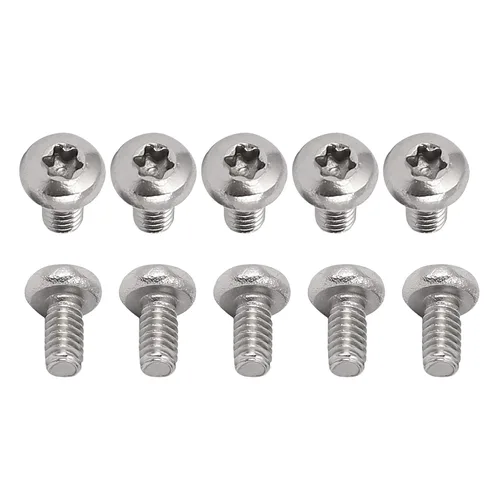 Miniatura 71 de DTGN Tornillos Torx de cabeza plana M1.0.236x0.118 in (DXL), paquete de 20, buenos para maquinaria, sujetadores de seguridad Torx de acero