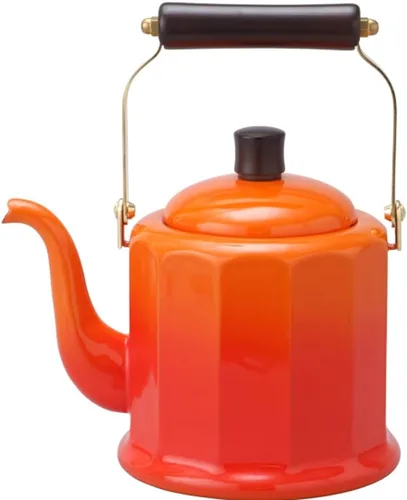 Miniatura 5 de Noda Horo Royal Classic Kettle 67.6 onzas líquidas, color rojo compatible con Ih200V