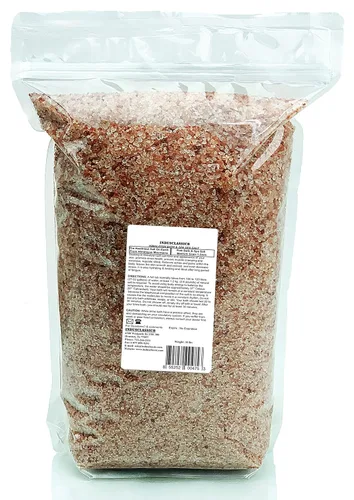 Sal marina de baño y spa rosa del Himalaya pura natural, 10 libras, grano grueso medio, 1 ~ 0.118 in
