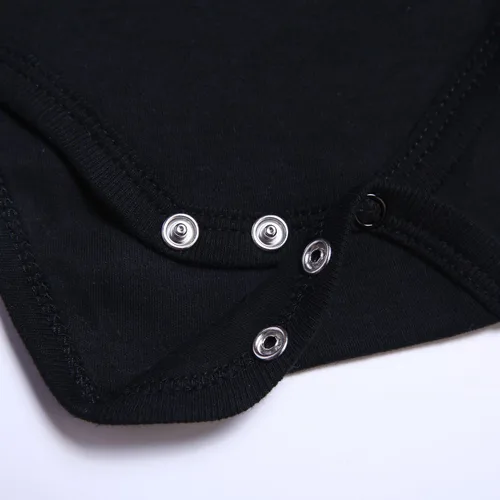 Miniatura 4 de ROMPERINBOX Onsies for Baby Boy Girl Black 3-Pack Long Sleeve Halloween Rompers