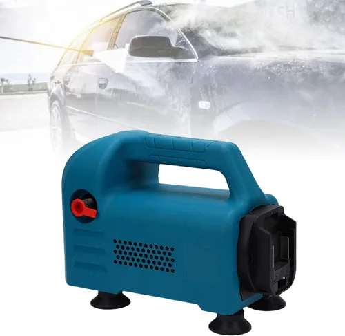 Miniatura 4 de Naroote Lavadora a presión eléctrica, motor sin escobillas de cobre 725PSI, 2800 rpm, funciona con pilas, ligera, máquina de limpieza de alta