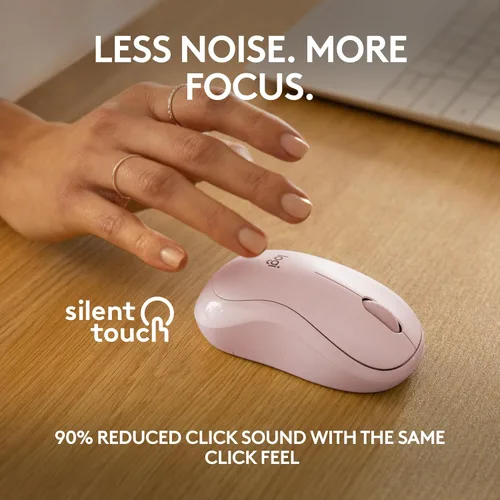 Miniatura 3 de Logitech Mouse inalámbrico M185, 2.4 GHz con mini receptor USB, duración de la batería de 12 meses, seguimiento óptico de 1000 DPI, ambidiestro