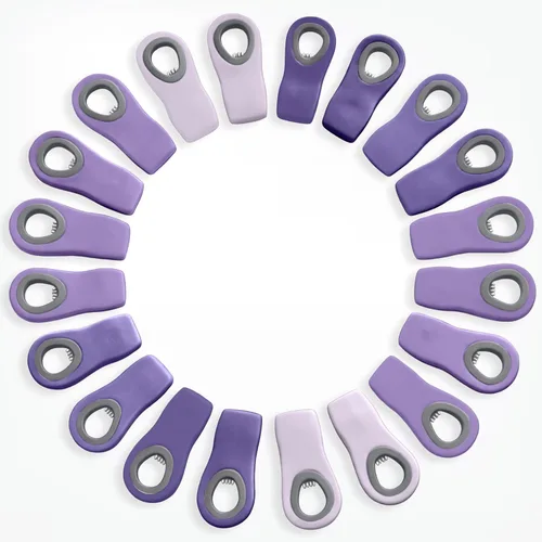 Miniatura 23 de COOK WITH COLOR Clips para bolsas de chips con imán para almacenamiento de alimentos con agarre hermético para bolsas de pan, bolsas de aperitivos