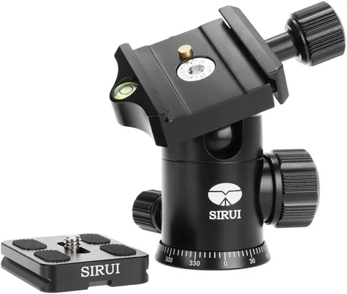 Miniatura 4 de Sirui E-10 Cabezal de bola de aluminio 1.142 in, máximo, negro, Belastbarkeit 17.6 lbs