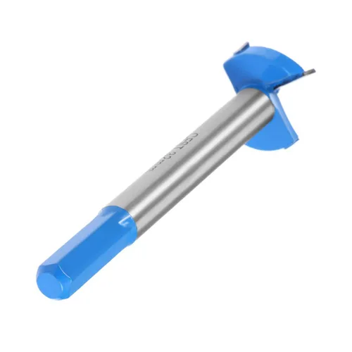 Miniatura 23 de Taladro de posicionamiento de la broca de perforación de 0.591 in Forstner Brocas de carburo de tungsteno Agujero de madera Sierra Bisagra Broca