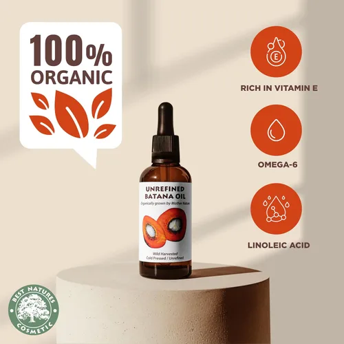 Miniatura 6 de Best Nature's Cosmetics Aceite de batana para el crecimiento y reparación del cabello: aceite de batana crudo de Honduras - 100% puro y natural