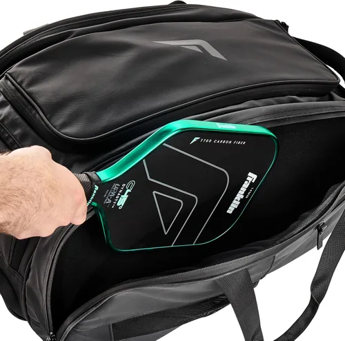 Miniatura 9 de Franklin Sports Pro Series Bag II - Bolsa de lona y mochila - Bolsa profesional de pickleball para remos, pelotas y más accesorios - Bolsillo