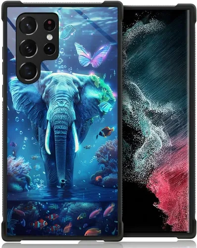 Miniatura 187 de CARLOCA Funda compatible con Samsung Galaxy S22 Ultra, diseño gráfico de Star Howling Wolfs Samsung Galaxy S22 Ultra, diseño gráfico, a prueba