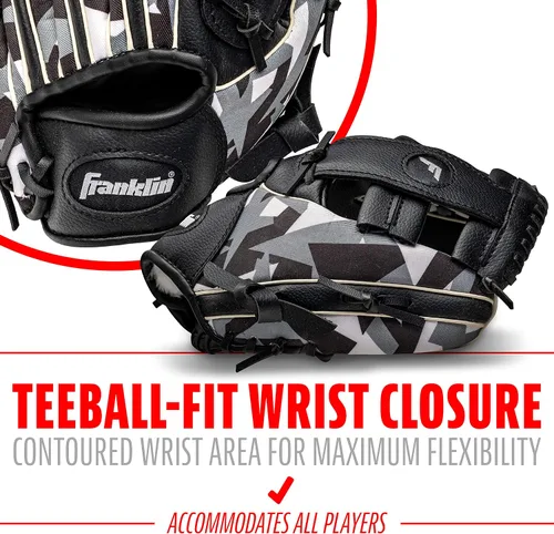 Miniatura 5 de Franklin Sports Kids-Baseball Gloves - RTP Child's Tball Glove - Boys + Girls Teeball Mitt Set - Kids + Toddler - Right or Left Hand Throw - 9.5
