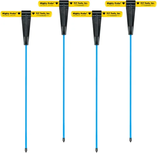 Miniatura 10 de T&T Tools - Sonda poderosa sonda de metal aislada de 54 pulgadas, varilla hexagonal de 7/16 pulgadas, varilla de acero de aleación resistente