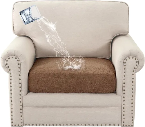 Miniatura 8 de H.VERSAILTEX Fundas impermeables para cojines de asiento de sofá Fundas para cojines de sofá Fundas protectoras antideslizantes para cojines