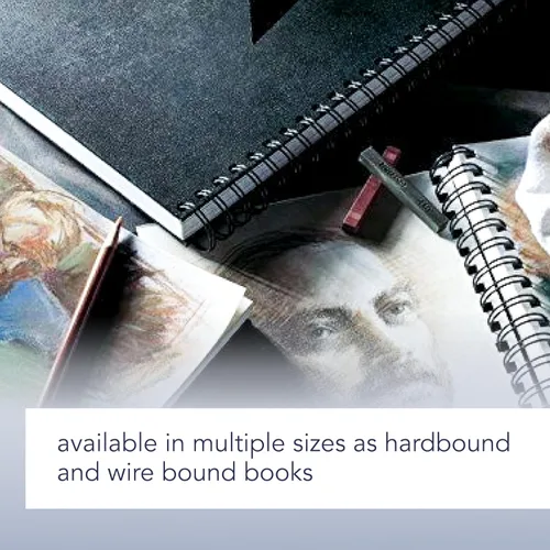Miniatura 5 de Canson Artist Series - Cuaderno de bocetos con alambre, 8 x 8 pulgadas, 160 páginas (65 libras/3.39 oz), papel de artista para adultos