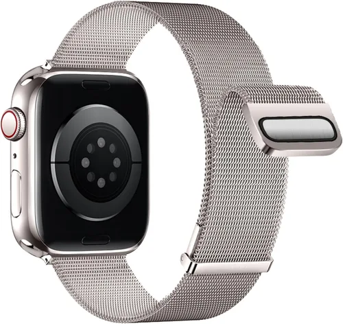Miniatura 11 de QOKNUL Compatible con correas de Apple Watch de 1.929 in, 1.811 in, 1.772 in, 1.732 in, 1.654 in, 1.614 in, 1.575 in, 1.496 in, correa de malla