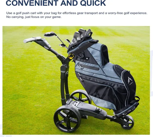 Miniatura 7 de UNIHIMAL Bolsa de carrito de golf de 14 vías con divisor organizador y cubierta para lluvia