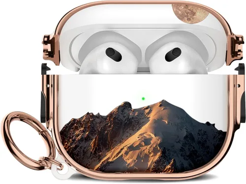 Miniatura 56 de Maxjoy para Funda Linda de AirPods 2 (2019) con Bloqueo de Seguridad, Compatible con Funda de AirPod de 2ª Generación de Mármol para Mujeres