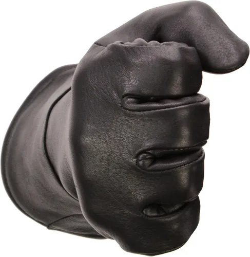 Miniatura 5 de Milwaukee Leather, guantes térmicos de piel de ciervo, para hombre, negro G317