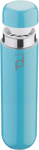 Miniatura 13 de Drinkpod Grunwerg - Botella de cápsula aislada al vacío, acero inoxidable, azul, 6.8 fl oz