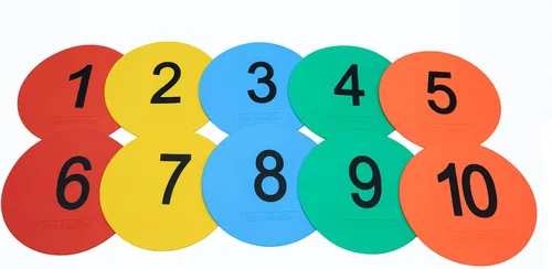 Miniatura 7 de Marcadores de punto de cono plano antideslizantes de 6 pulgadas para entrenamiento de agilidad de velocidad deportiva